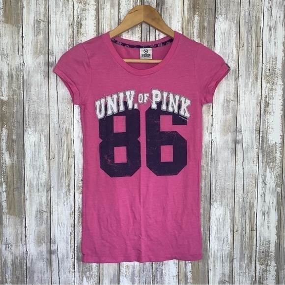 PINK Y2K Univ. Of Pink Tee - Picture 1 of 4